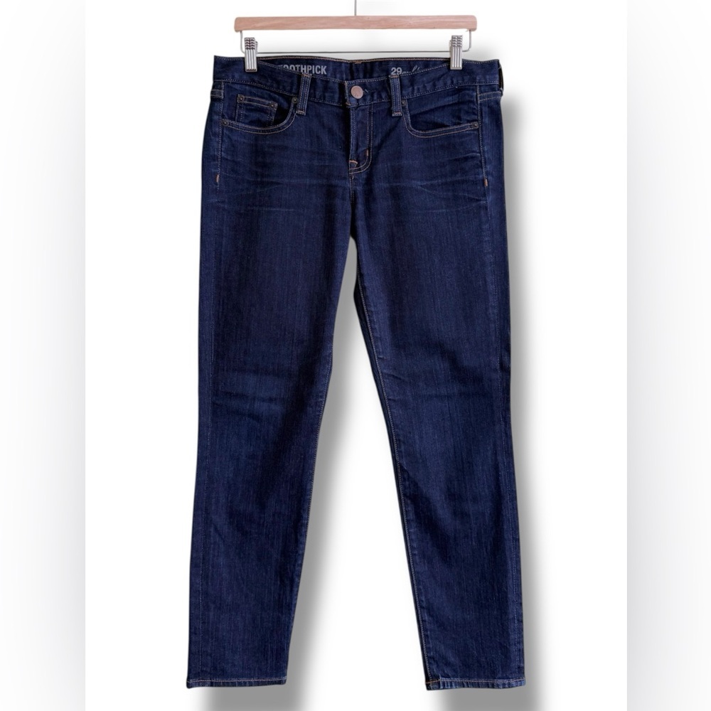 J. Crew Toothpick Ankle Jeans Dark Wash Size 29